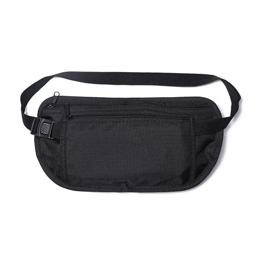 Cloth Waist Bags Travel Pouch Hidden Wallet Passport Money Waist Belt Bag Slim Secret Security Useful Travel Bags Chest Packs - Checkouts UK