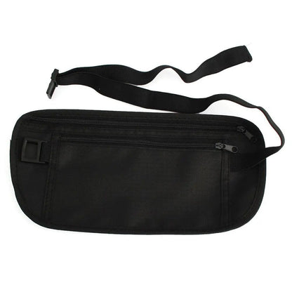 Cloth Waist Bags Travel Pouch Hidden Wallet Passport Money Waist Belt Bag Slim Secret Security Useful Travel Bags Chest Packs - Checkouts UK