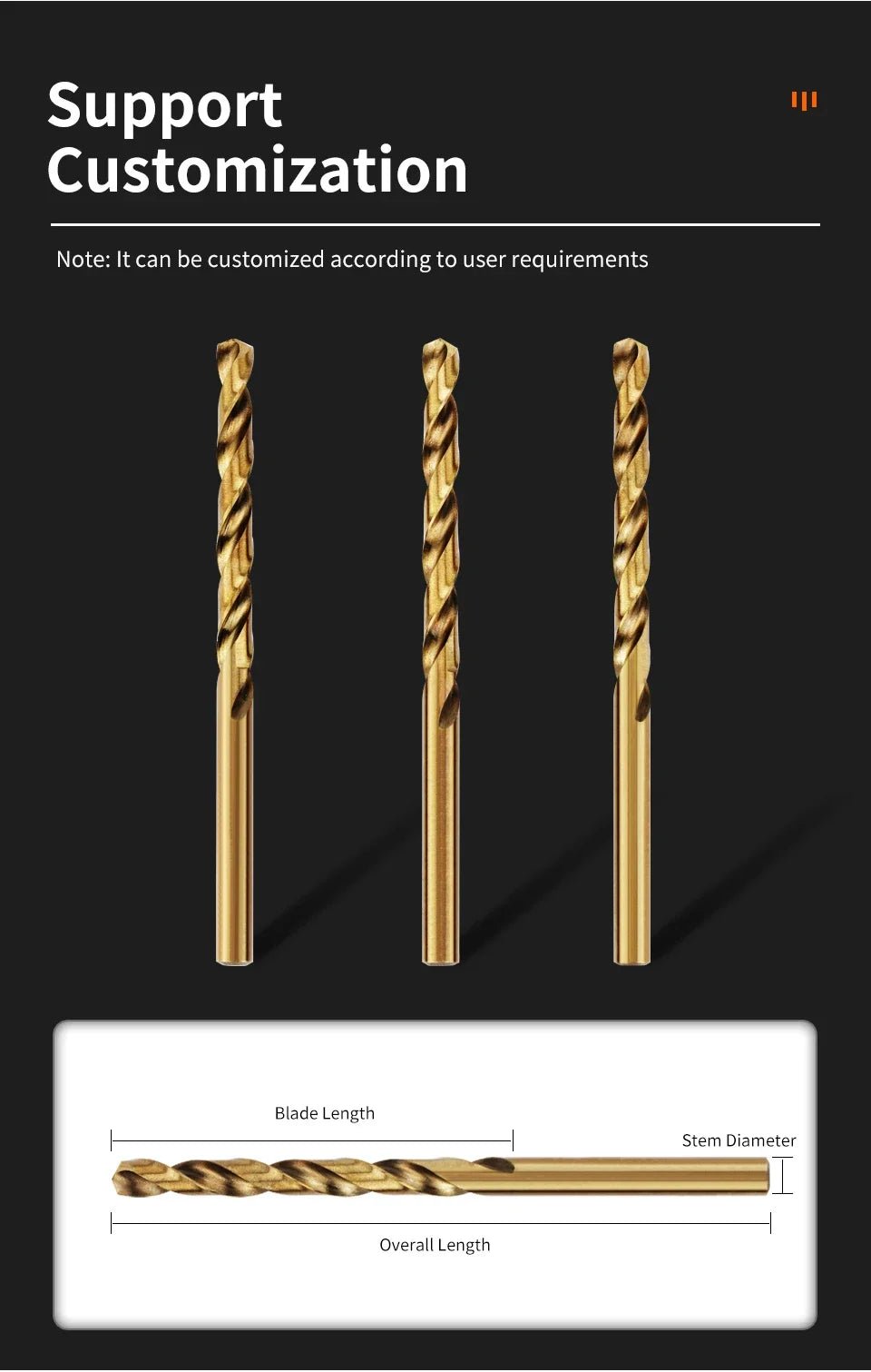 Cobalt High Speed Steel Twist Drill Bit M35 Tool Set for Metal and Stainless Steel Drilling Accessories - Checkouts USA