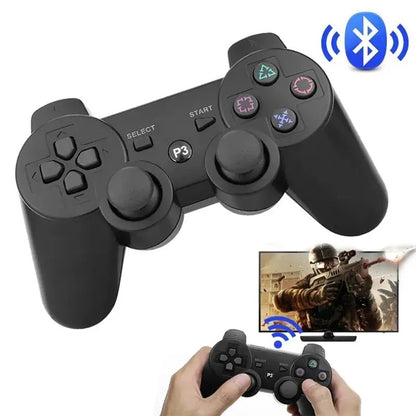 Controller for Sony PS3 Super Slim PC Joystick Gamepad for Play Station 3 Wireless Bluetooth Joy Pad 6 Axis Gyro Dual Vibration - Checkouts UK