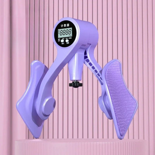 Digital Counter Hip Trainer Leg Trainers Pelvic Floor Muscle Strength Adjustable Leg Exerciser Inner Thigh Fitness Equipment - Checkouts USA