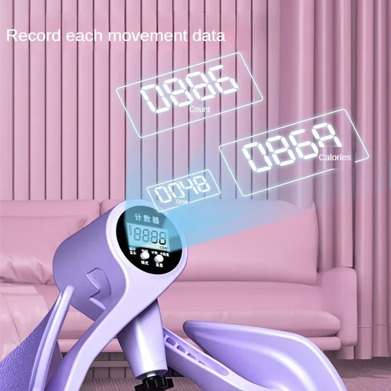 Digital Counter Hip Trainer Leg Trainers Pelvic Floor Muscle Strength Adjustable Leg Exerciser Inner Thigh Fitness Equipment - Checkouts USA