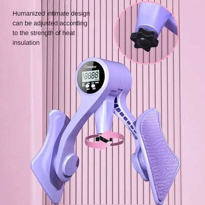 Digital Counter Hip Trainer Leg Trainers Pelvic Floor Muscle Strength Adjustable Leg Exerciser Inner Thigh Fitness Equipment - Checkouts USA