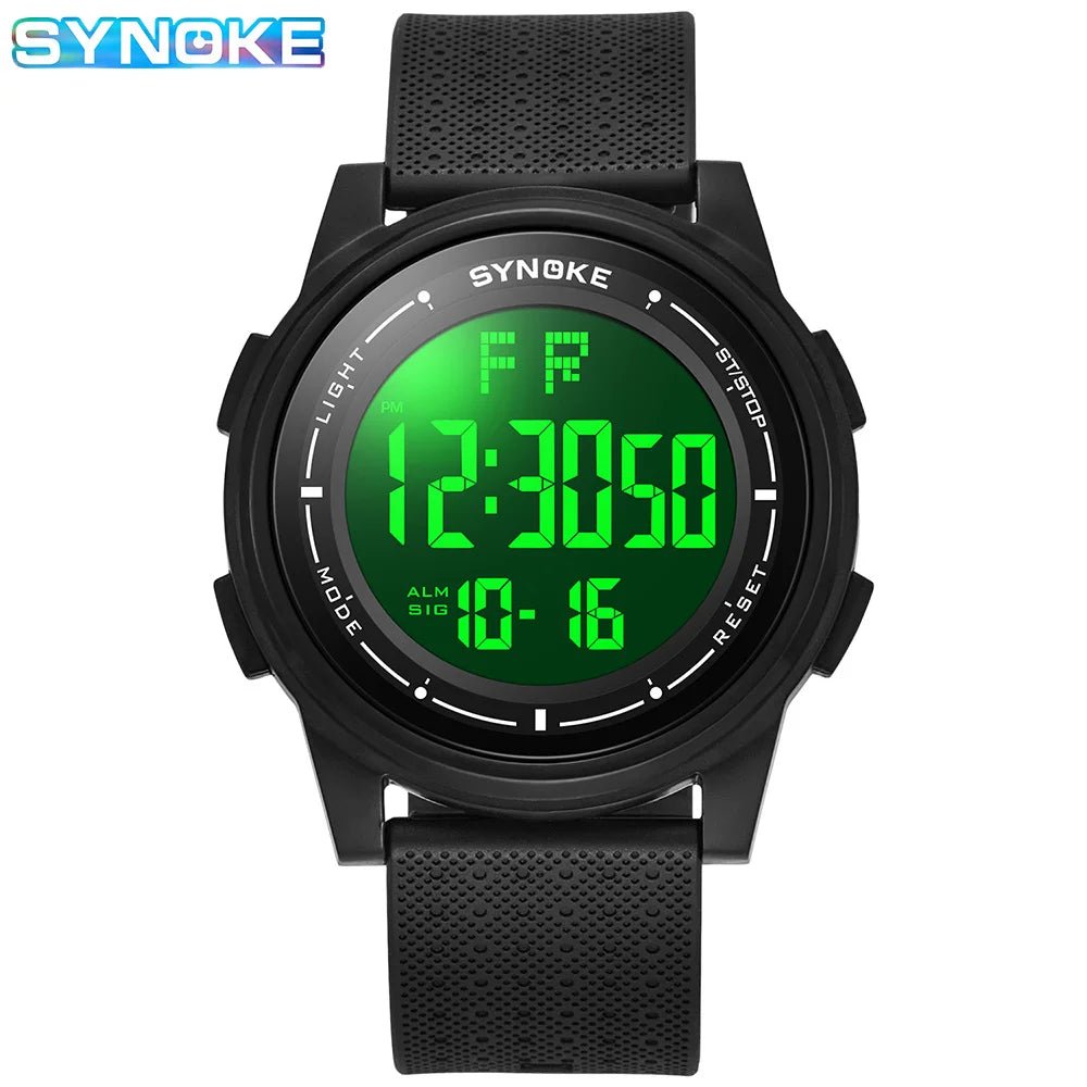 Digital Watch Waterproof with Stopwatch Alarm Ultra - Thin Super Wide - Angle Display Digital Wrist Watches For Men Women - Checkouts USA