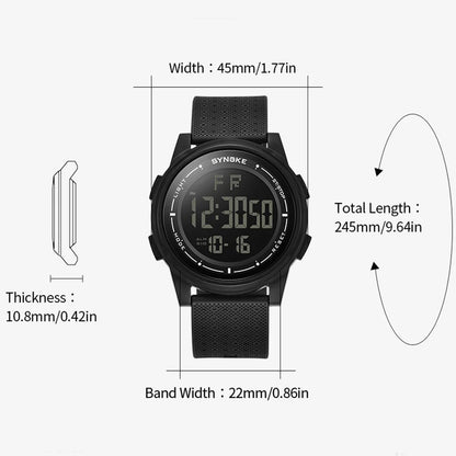 Digital Watch Waterproof with Stopwatch Alarm Ultra - Thin Super Wide - Angle Display Digital Wrist Watches For Men Women - Checkouts USA