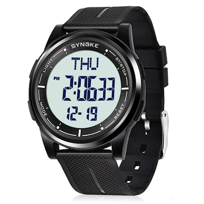 Digital Watch Waterproof with Stopwatch Alarm Ultra - Thin Super Wide - Angle Display Digital Wrist Watches For Men Women - Checkouts USA