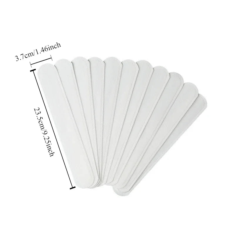 Disposable Hat Sweat Pad Adjustable Absorbent Hat Liner for Baseball Caps and Shirts Cotton Collar Protector Hiking Accessories - Checkouts UK