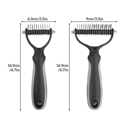 Dog Cat Hair Removal Comb Pet Long Hair Short Hair Pet Grooming Care Brush Trimming Dematting Brush Dog Pet Grooming Equipment - Furbury