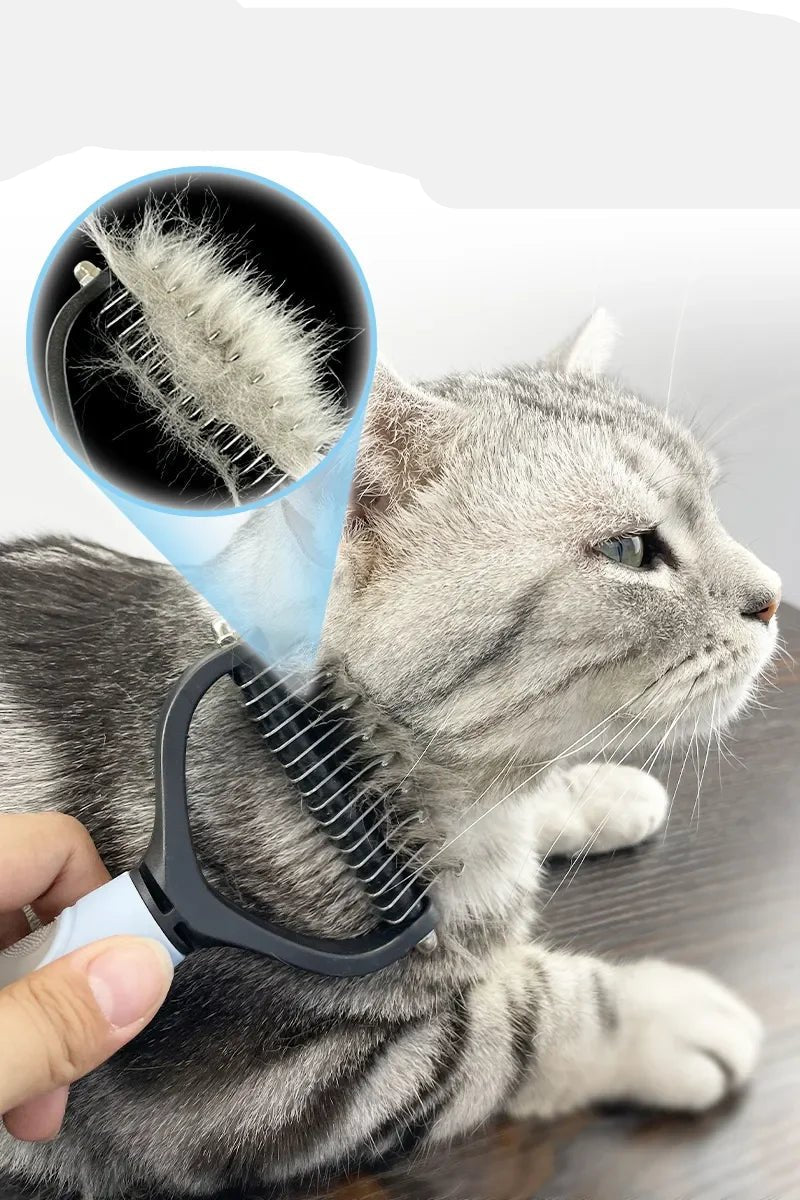 Dog Cat Hair Removal Comb Pet Long Hair Short Hair Pet Grooming Care Brush Trimming Dematting Brush Dog Pet Grooming Equipment - Furbury