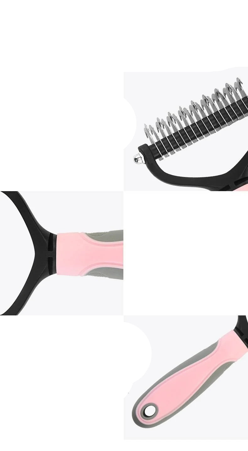 Dog Cat Hair Removal Comb Pet Long Hair Short Hair Pet Grooming Care Brush Trimming Dematting Brush Dog Pet Grooming Equipment - Furbury