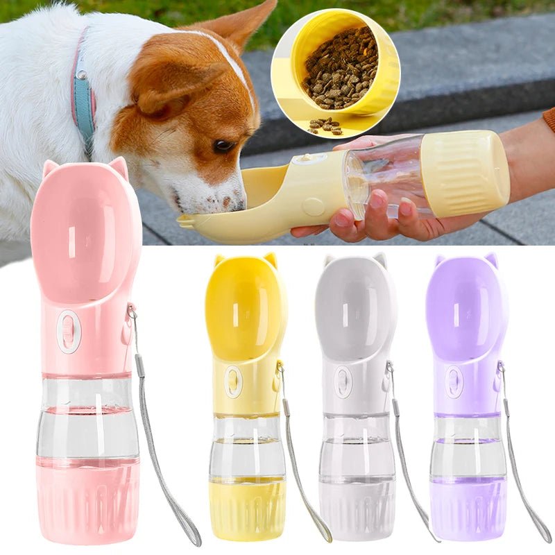 Dog Water Bottle For Pet Dogs Cats Water Feeder Bowls Outdoor Travel Leakproof Puppy Drinking Container Pug Chihuahua Labrador - Checkouts UK