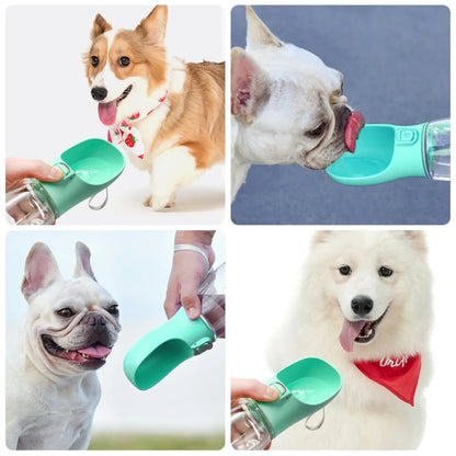 Dog Water Bottle For Pet Dogs Cats Water Feeder Bowls Outdoor Travel Leakproof Puppy Drinking Container Pug Chihuahua Labrador - Checkouts UK