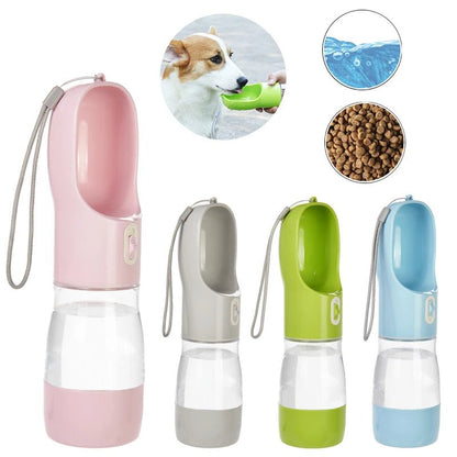 Dog Water Bottle For Pet Dogs Cats Water Feeder Bowls Outdoor Travel Leakproof Puppy Drinking Container Pug Chihuahua Labrador - Checkouts UK