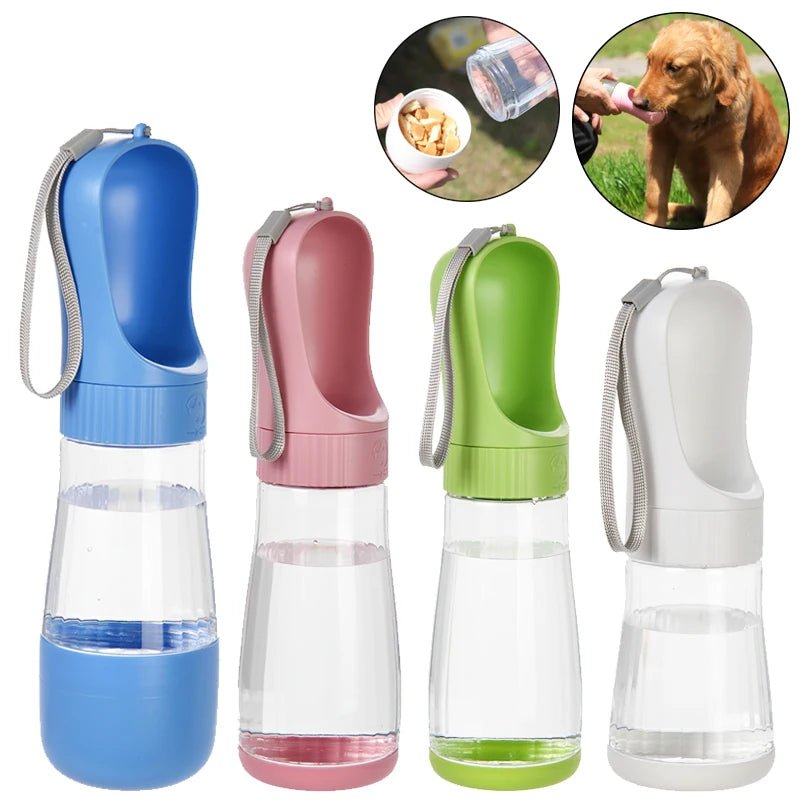 Dog Water Bottle For Pet Dogs Cats Water Feeder Bowls Outdoor Travel Leakproof Puppy Drinking Container Pug Chihuahua Labrador - Checkouts UK