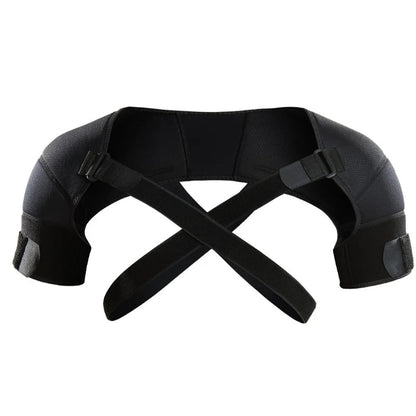 Double Shoulder Brace Support Belt Adjustable Pressurized Breathable Protective Shoulder Strap for Back Pain Relief - Checkouts USA