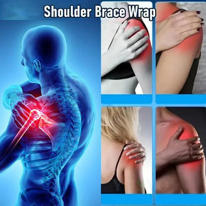 Double Shoulder Brace Support Belt Adjustable Pressurized Breathable Protective Shoulder Strap for Back Pain Relief - Checkouts USA