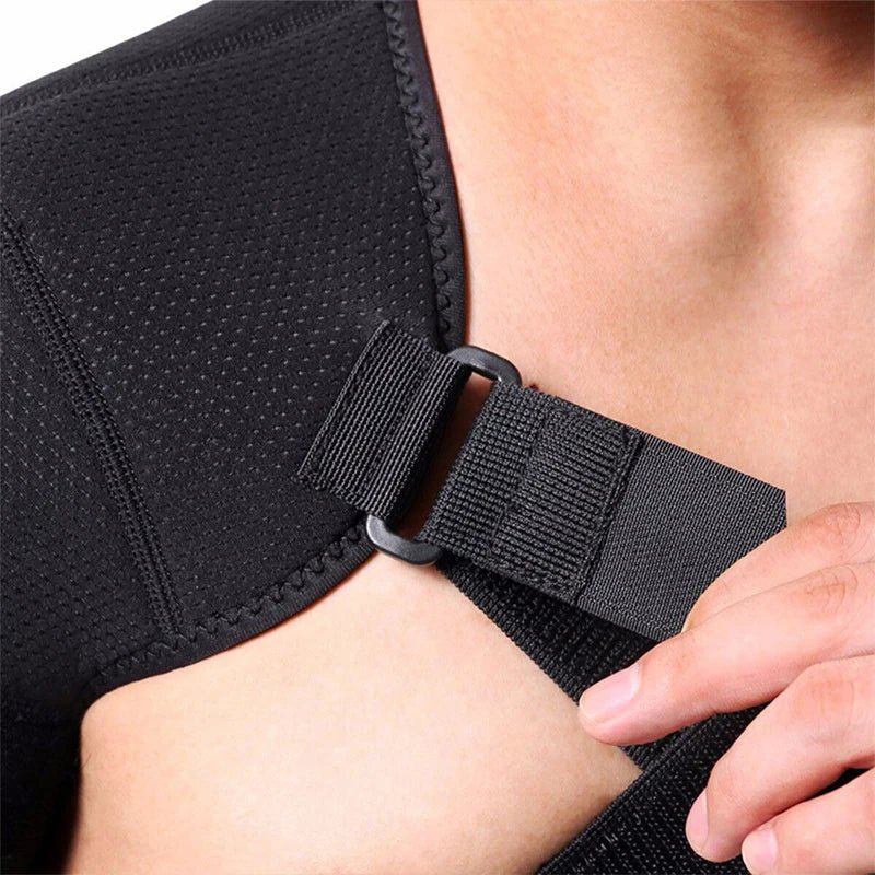 Double Shoulder Brace Support Belt Adjustable Pressurized Breathable Protective Shoulder Strap for Back Pain Relief - Checkouts USA