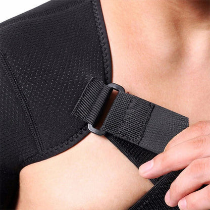 Double Shoulder Brace Support Belt Adjustable Pressurized Breathable Protective Shoulder Strap for Back Pain Relief - Checkouts USA
