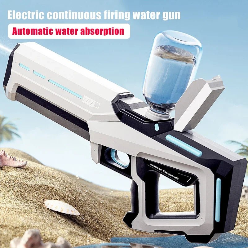 Electric Water Guns For Adults Powerful Squirt Automatic Water Suction Water Blasters Summer Outdoor Beach Toy For boys Kid Gift - Checkouts USA
