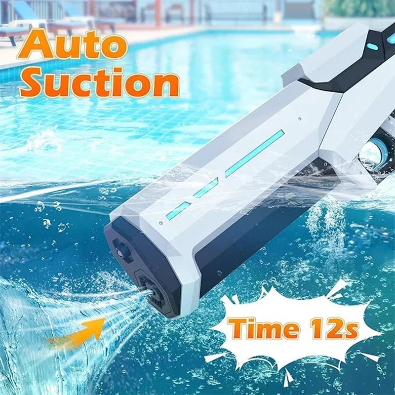 Electric Water Guns For Adults Powerful Squirt Automatic Water Suction Water Blasters Summer Outdoor Beach Toy For boys Kid Gift - Checkouts USA