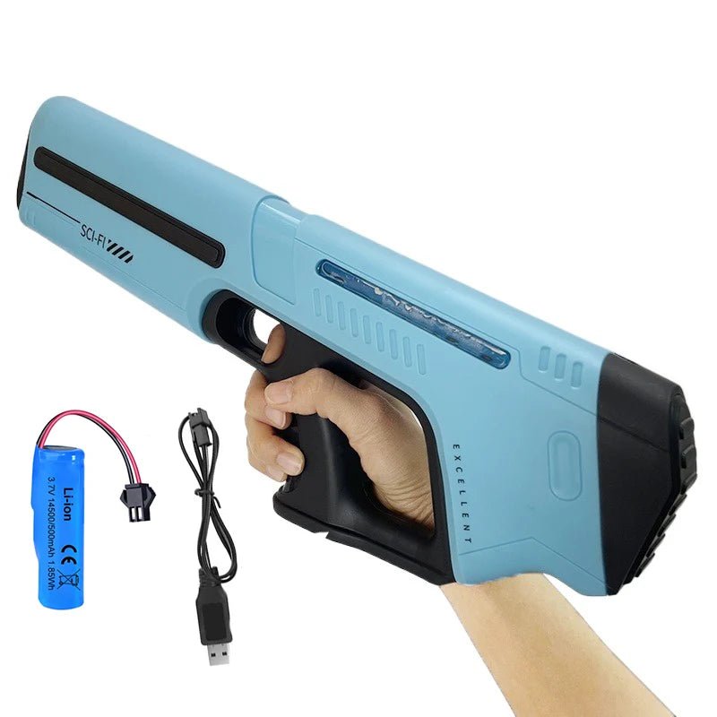 Electric Water Guns For Adults Powerful Squirt Automatic Water Suction Water Blasters Summer Outdoor Beach Toy For boys Kid Gift - Checkouts USA