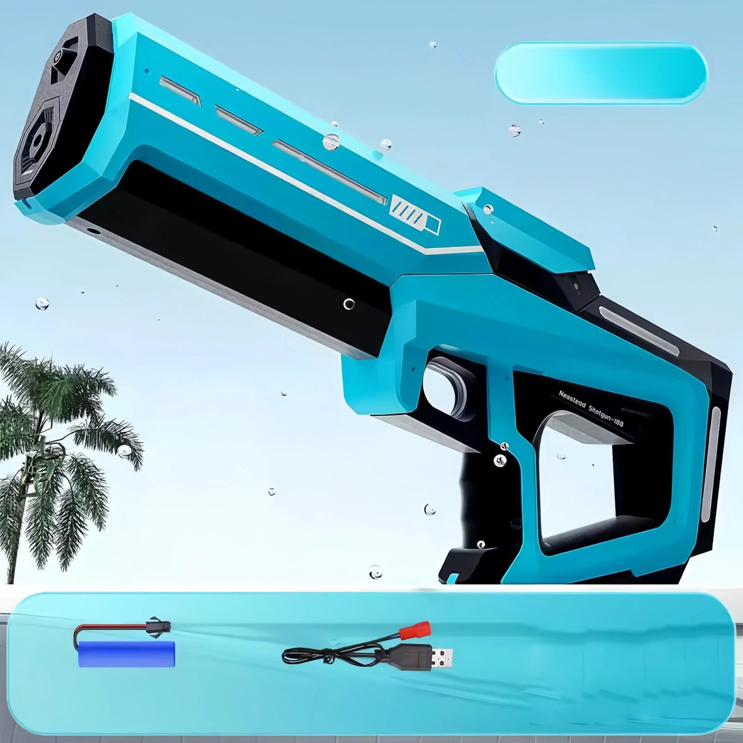 Electric Water Guns For Adults Powerful Squirt Automatic Water Suction Water Blasters Summer Outdoor Beach Toy For boys Kid Gift - Checkouts USA