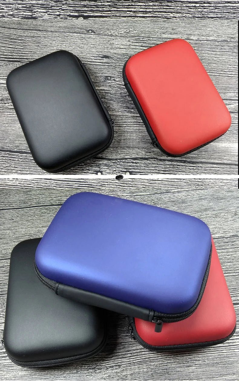 External USB Hard Drive Disk Storage Bag Carry Usb Cable Case Cover For PC Laptop Hard Disk Box - Checkouts UK