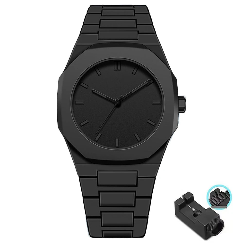 Fashion 2025 Simple Men's Quartz Watch, Casual Business PC Strap, Men's Life Waterproof Watches - Checkouts USA