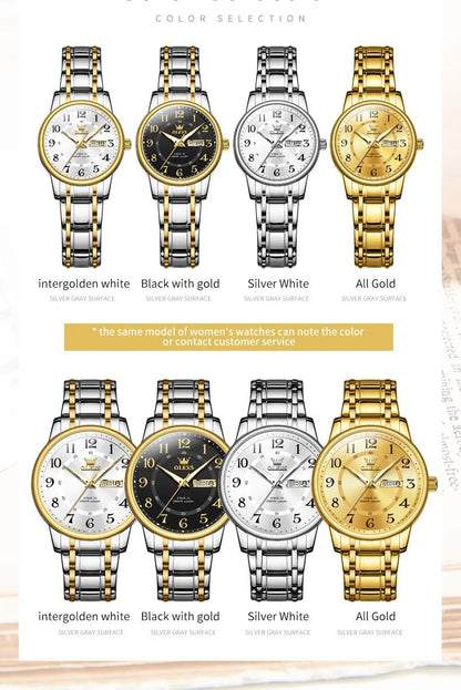 Fashion luxury women's watches trend brand 30m waterproof Arabic numeral scale quartz watch for women Original wristwatch - Checkouts USA