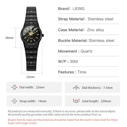 Fashion Quartz Women Wristwatch Female Luxury Stainless Steel Strip Original Waterproof Ladies Clock Watches Reloj Mujer - Checkouts USA