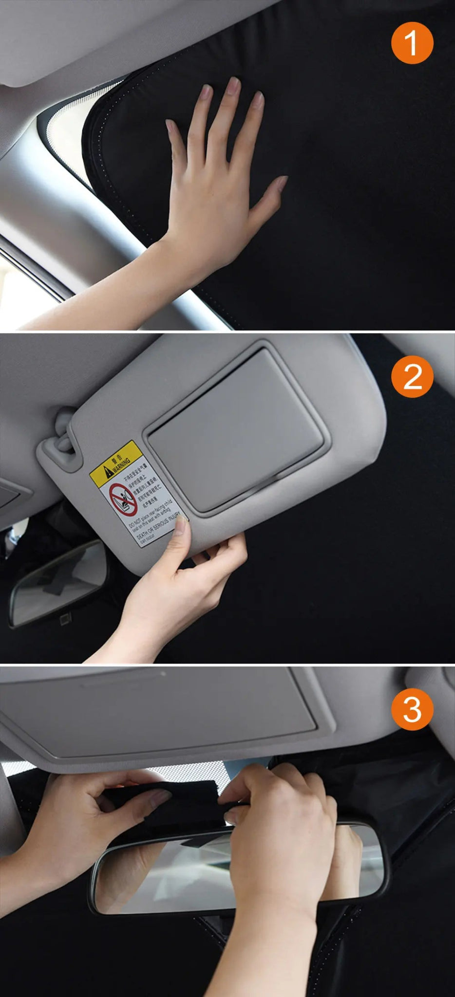 Flodable Car Windshield Sunshade Auto Accessories For Dodge Ram 1500 2019 Journey Nitro Caravan Caliber Challenger Srt Avenger - Checkouts USA