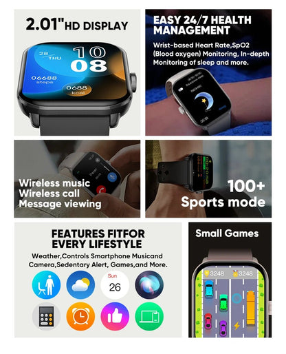 For Xiaomi Watch 5 Global Version Men Women HD AMOLED Screen Heart Rate Bluetooth Call GPS Track Waterproof Sports Smart Watch - Checkouts USA