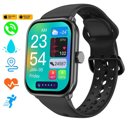 For Xiaomi Watch 5 Global Version Men Women HD AMOLED Screen Heart Rate Bluetooth Call GPS Track Waterproof Sports Smart Watch - Checkouts USA