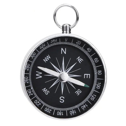 G44 Compass Keychain Pendant Aluminum Alloy Metal Material Portable Gift Mini Pocket Outdoor Adventure Travel Compass - Checkouts UK
