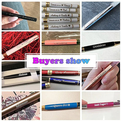 Gift Box Packaging Luxury Metal Ballpoint Pens School Business Office Signature Roller Pen Student Stationery Supplies Writing - Checkouts USA