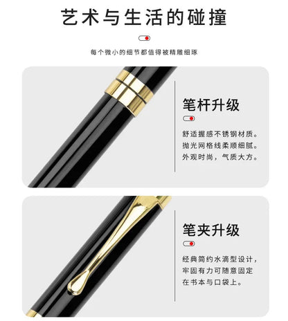 Gift Box Packaging Luxury Metal Ballpoint Pens School Business Office Signature Roller Pen Student Stationery Supplies Writing - Checkouts USA
