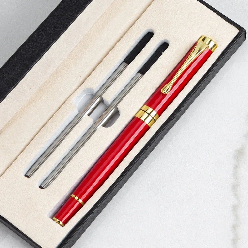 Gift Box Packaging Luxury Metal Ballpoint Pens School Business Office Signature Roller Pen Student Stationery Supplies Writing - Checkouts USA