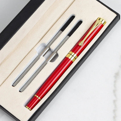Gift Box Packaging Luxury Metal Ballpoint Pens School Business Office Signature Roller Pen Student Stationery Supplies Writing - Checkouts USA
