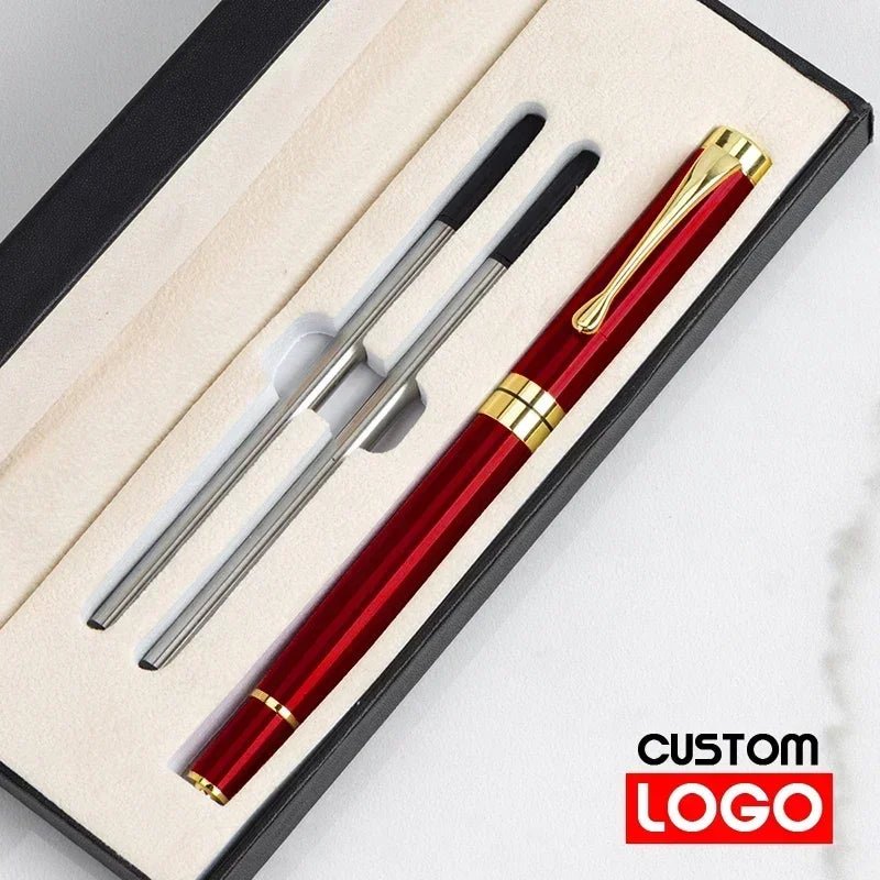 Gift Box Packaging Luxury Metal Ballpoint Pens School Business Office Signature Roller Pen Student Stationery Supplies Writing - Checkouts USA