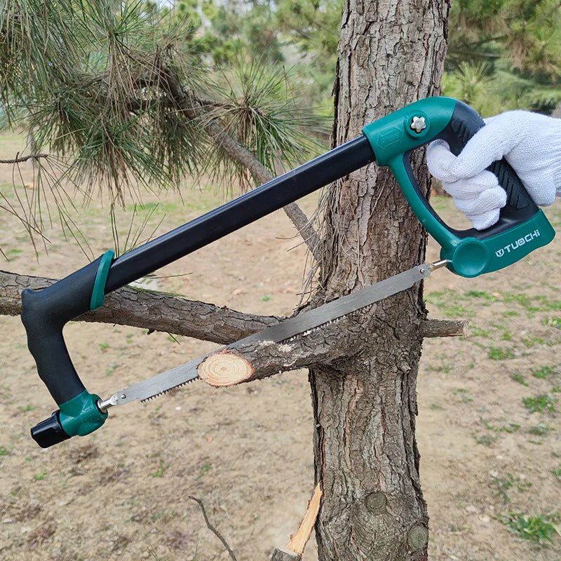 Hacksaw Home Mini Hand Saw, Bow Multipurpose Iron Saw, Rack Woodworking Tools Metal Cutting Small Data - Checkouts USA