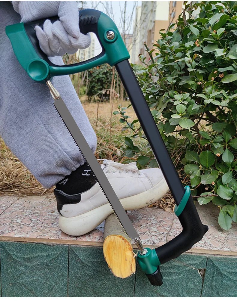 Hacksaw Home Mini Hand Saw, Bow Multipurpose Iron Saw, Rack Woodworking Tools Metal Cutting Small Data - Checkouts USA