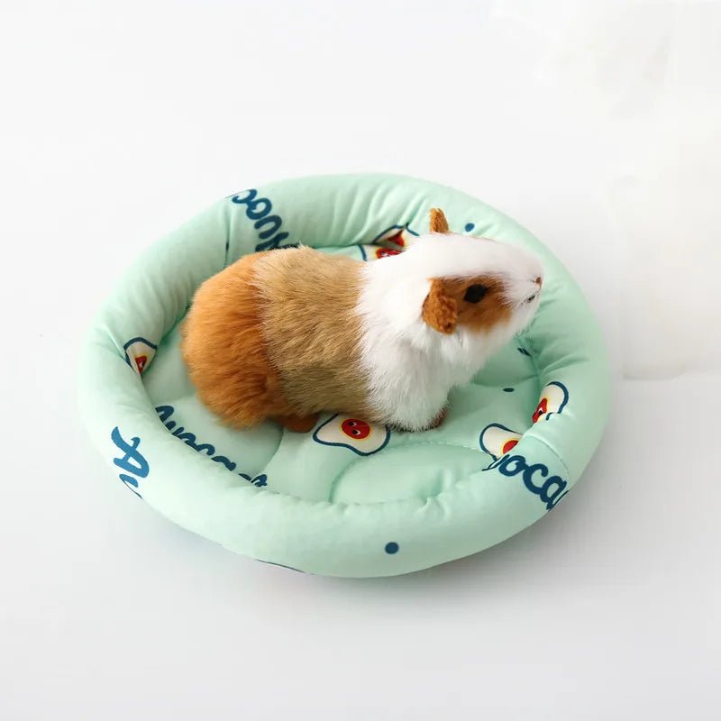 Hamster Nest Mat Small Pet Litter Mat Small Animal Bed Cushion Mat For Squirrel Hedgehog Rabbit Warm Soft Guinea Pig Bed House - Furbury