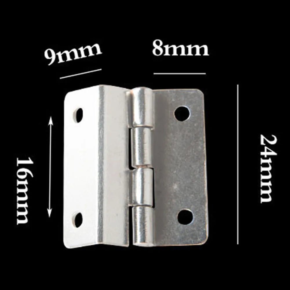 Hardware Hinges 10PCS 4 - Hole Hardware Accessories Hinge Home Furniture Decoration Right Angle Hardware Accessories Home Hardware - Checkouts USA