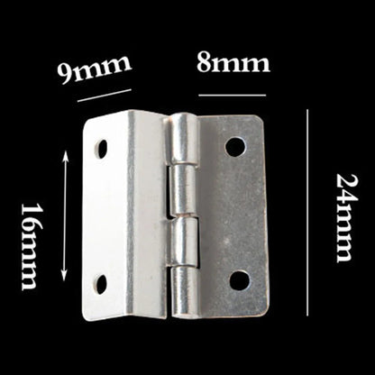 Hardware Hinges 10PCS 4 - Hole Hardware Accessories Hinge Home Furniture Decoration Right Angle Hardware Accessories Home Hardware - Checkouts USA