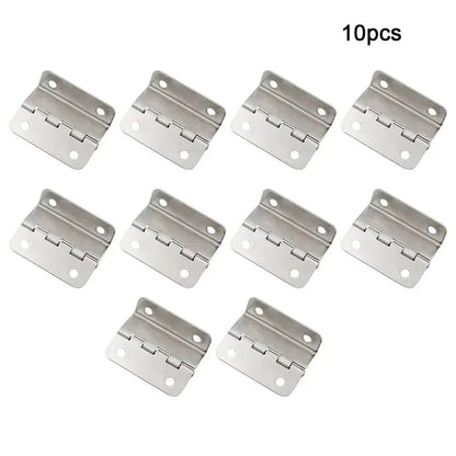Hardware Hinges 10PCS 4 - Hole Hardware Accessories Hinge Home Furniture Decoration Right Angle Hardware Accessories Home Hardware - Checkouts USA