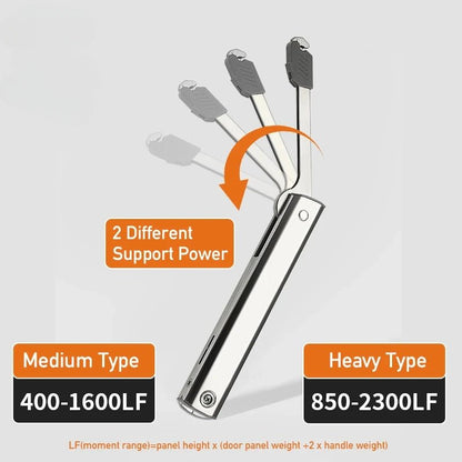 Heavy Duty Hydraulic Cabinet Hinge Randomly Stop Soft Closing Kitchen Hinges Adjustable Door Support Lift Up Door Hardware - Checkouts USA