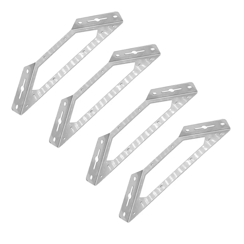 Heavy - duty multi - functional stainless steel large Angle code, Furniture plank connector Hardware accessories angle bracket - Checkouts USA