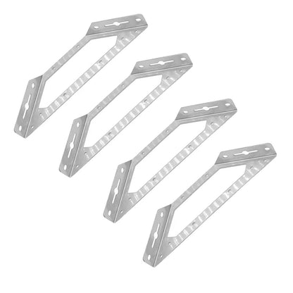 Heavy - duty multi - functional stainless steel large Angle code, Furniture plank connector Hardware accessories angle bracket - Checkouts USA