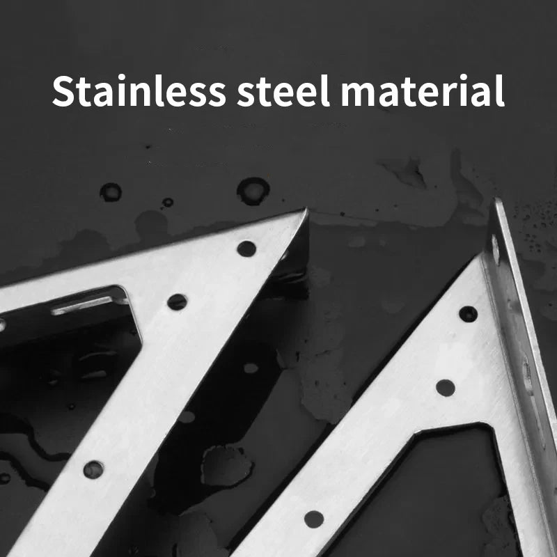 Heavy - duty multi - functional stainless steel large Angle code, Furniture plank connector Hardware accessories angle bracket - Checkouts USA