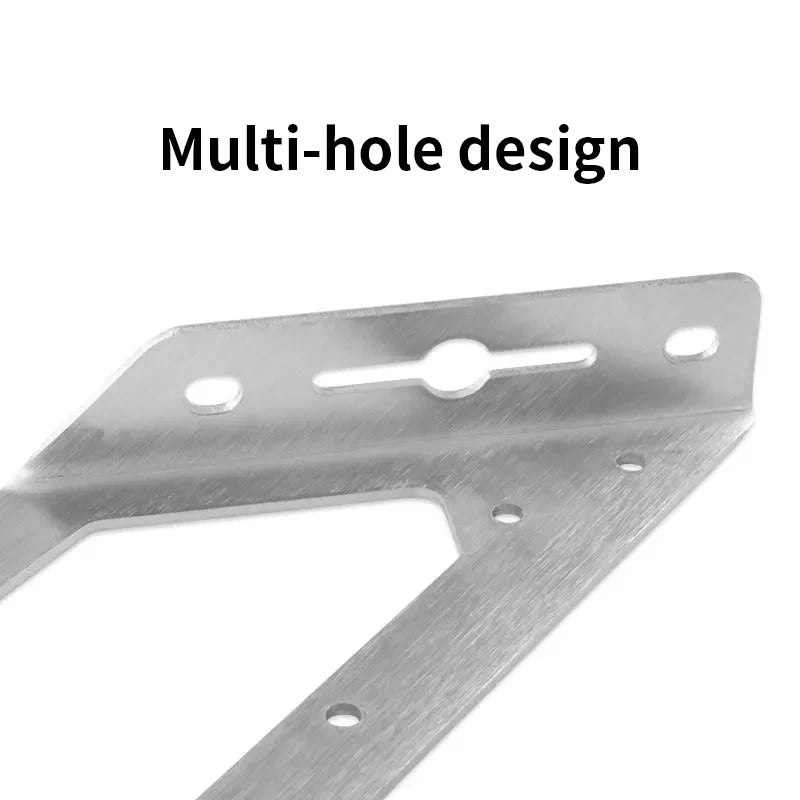 Heavy - duty multi - functional stainless steel large Angle code, Furniture plank connector Hardware accessories angle bracket - Checkouts USA